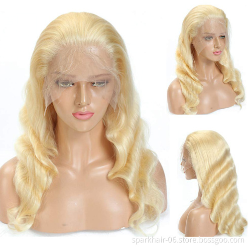 SPARK brazilian 613 Lace Frontal Wigs Cheap Human Lace Wig 150% Density 13x4 Blonde Lace Frontal Wig Pre Plucked For Black Women